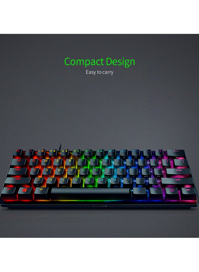 RAZER - Huntsman Mini Linear Optical Switches (Red) 60% Gaming Keyboard  Chroma RGB Lighting, PBT Keycaps, Onboard Memory Black - Image 1