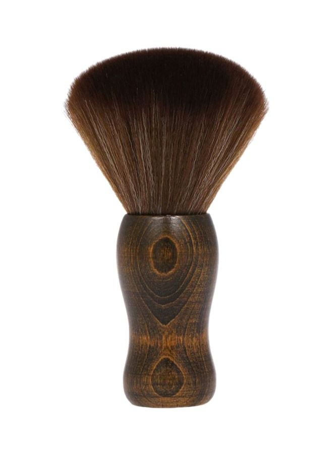 ANSELF Soft Barber Neck Face Duster Brush Brown - Image 1