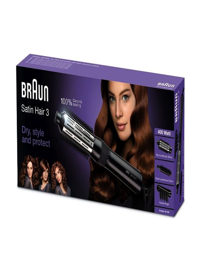 BRAUN 3-In-1 Satin Hair Styler AS330 Black/Silver - Image 3