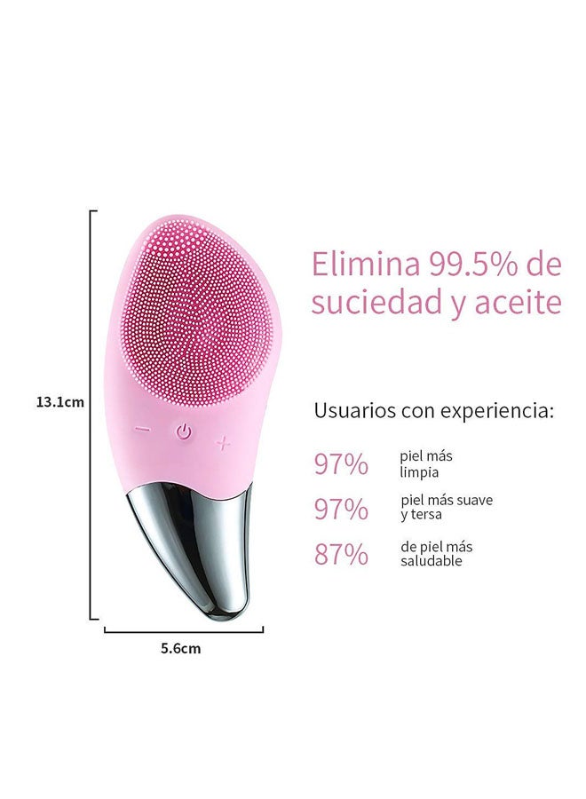Sharpdo Electric Facial Massager Pink/Silver 13.1 x 5.6cm - Image 4