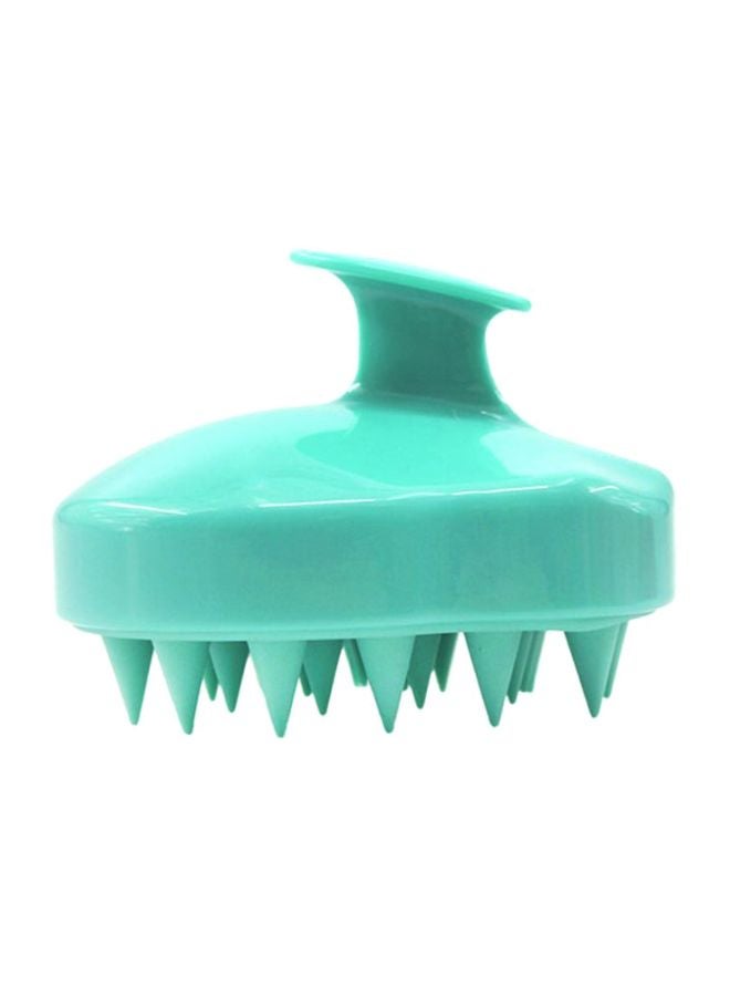 Cool Baby Handheld Silicone Scalp Massage Brush Green 5cm - Image 1