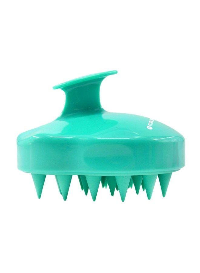 Cool Baby Handheld Silicone Scalp Massage Brush Green 5cm - Image 2