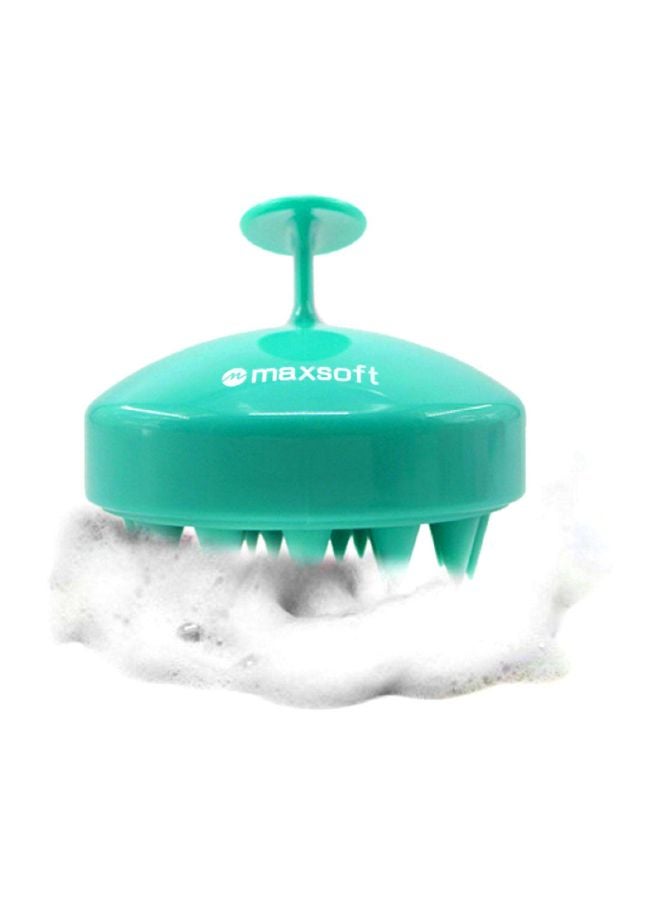 Cool Baby Handheld Silicone Scalp Massage Brush Green 5cm - Image 3