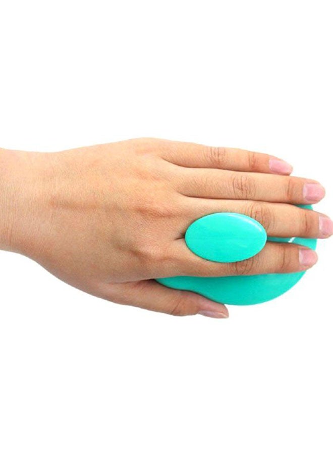 Cool Baby Handheld Silicone Scalp Massage Brush Green 5cm - Image 5