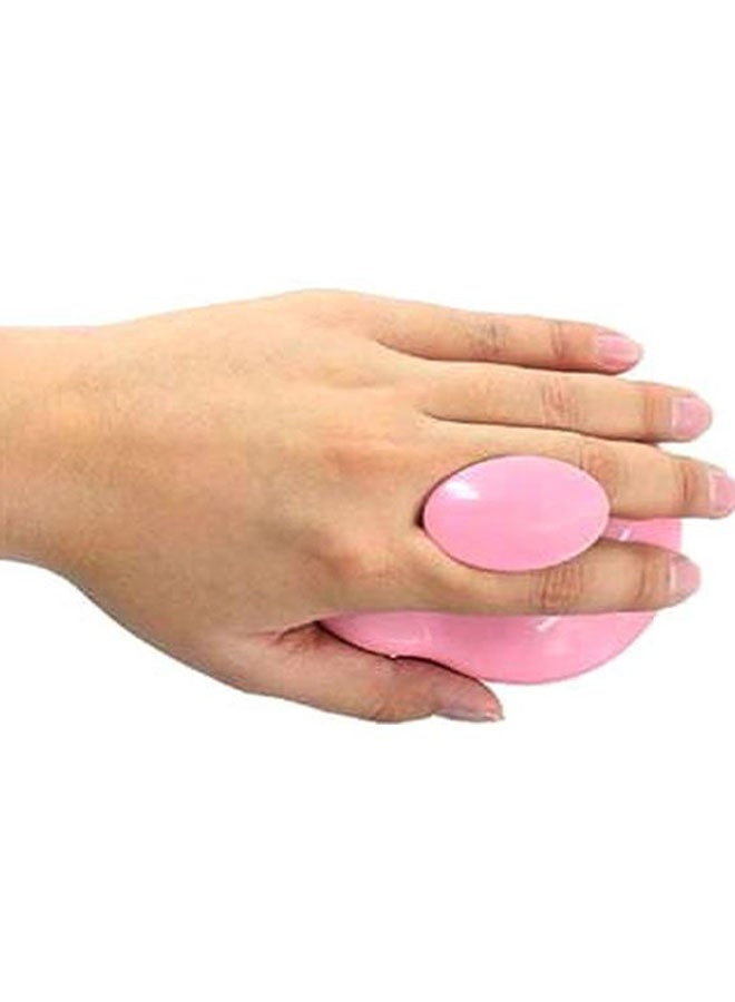 Cool Baby - Handheld Silicone Scalp Massage Brush Pink 5cm - Image 1
