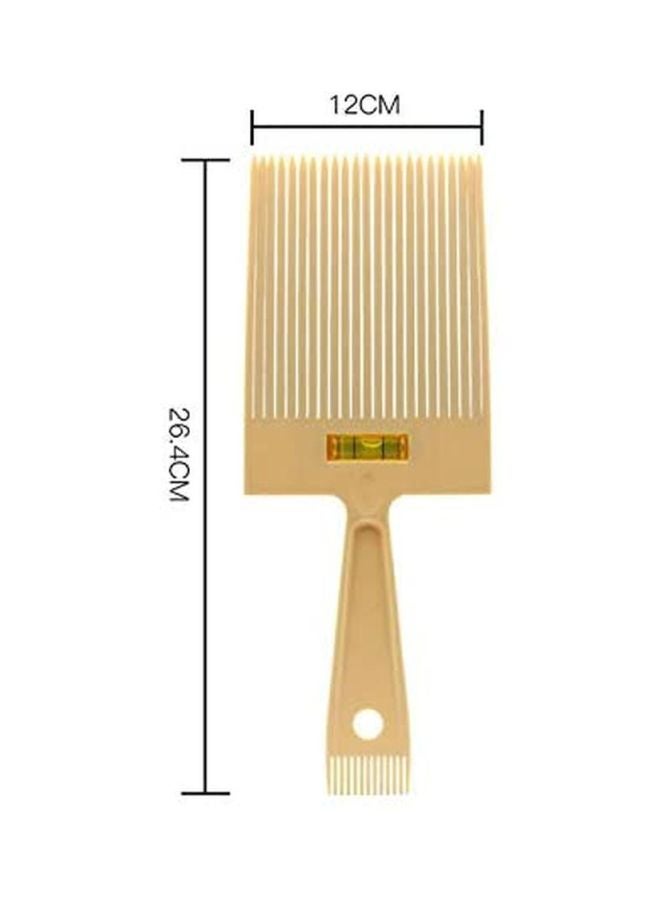 ANSELF Dual-Ended Flat Top Comb Beige 27.1 x 10.4cm - Image 4