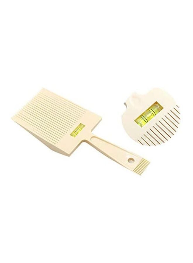 ANSELF Dual-Ended Flat Top Comb Beige 27.1 x 10.4cm - Image 3