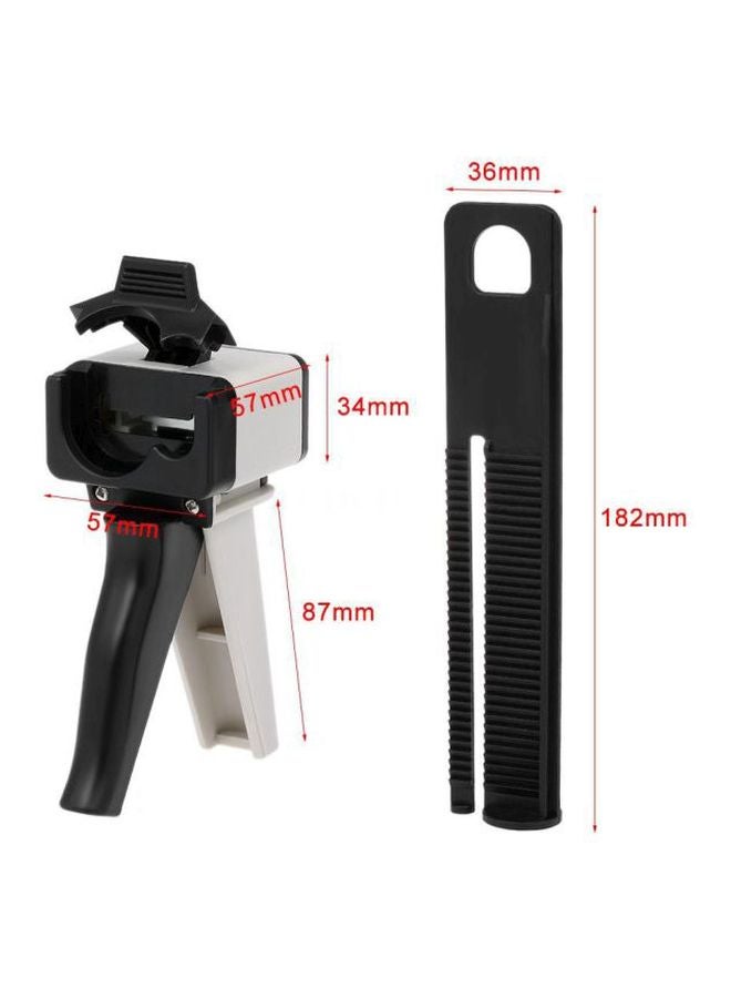 آنسيلف مسدس توزيع مزيج طبعة الأسنان أبيض/ أسود - Image 5