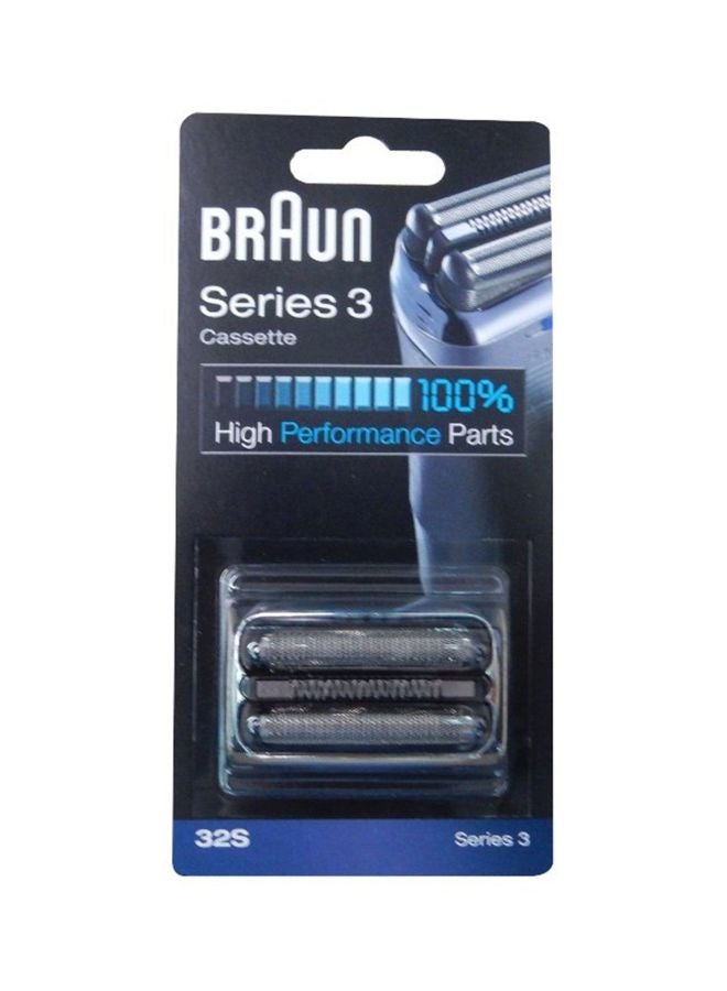 Cassette Replacement For Series 3 Electric Shavers Black/Silver