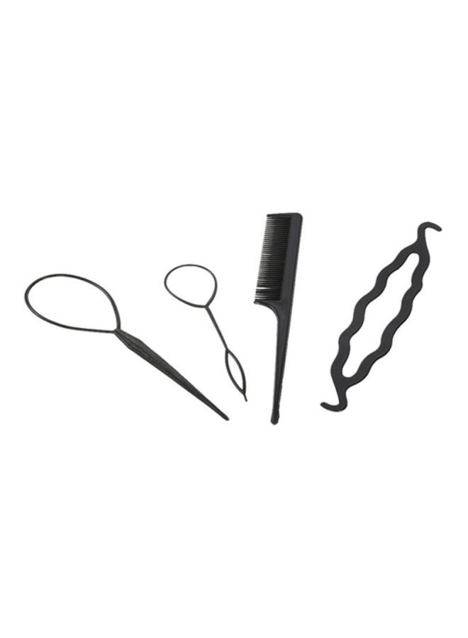 ANSELF 4-Piece Hair Twist Styling Set Black 1.00cm - Image 4