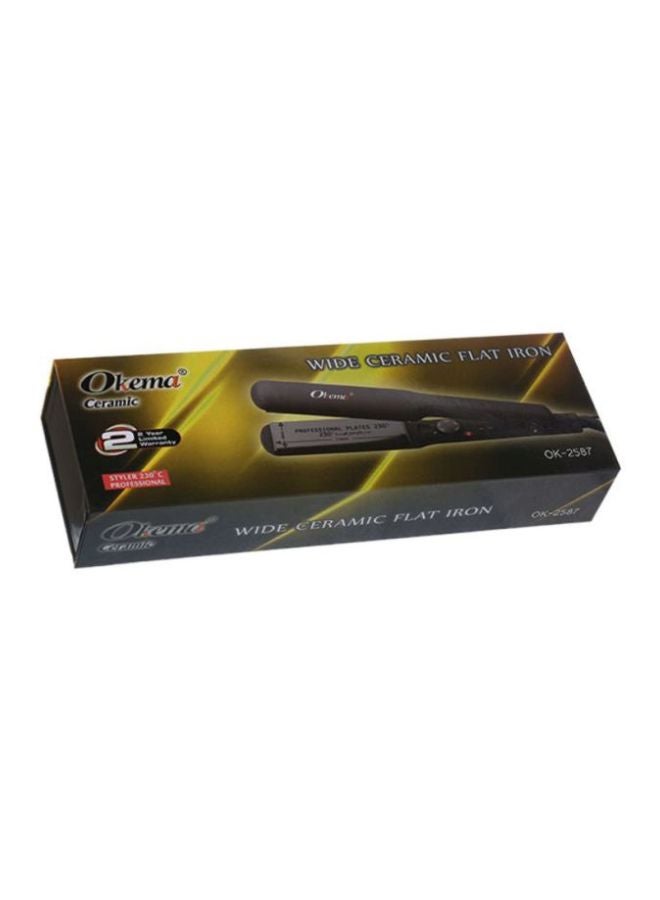 أوكيما آلة تمليس الشعر طراز OK-2587 أسود 800جرام - Image 3