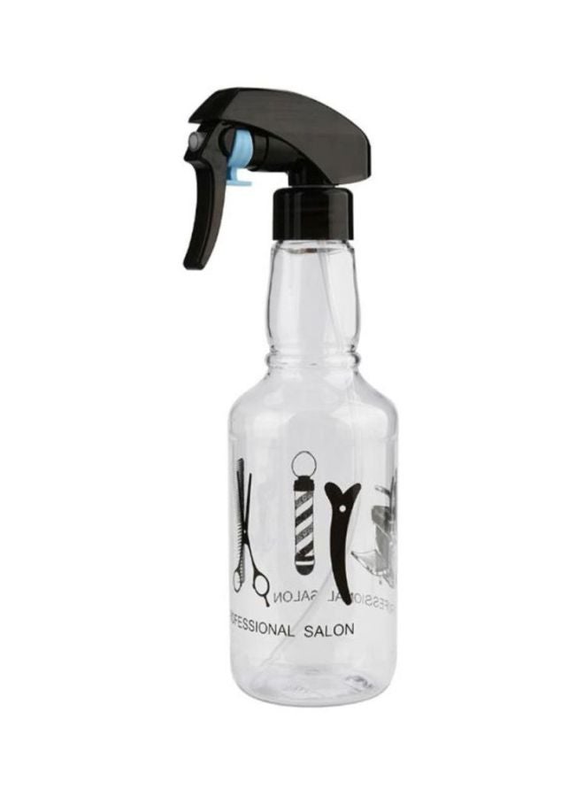 Voberry Salon Hairdressing Spray Bottle Clear/Black 350ml - Image 1