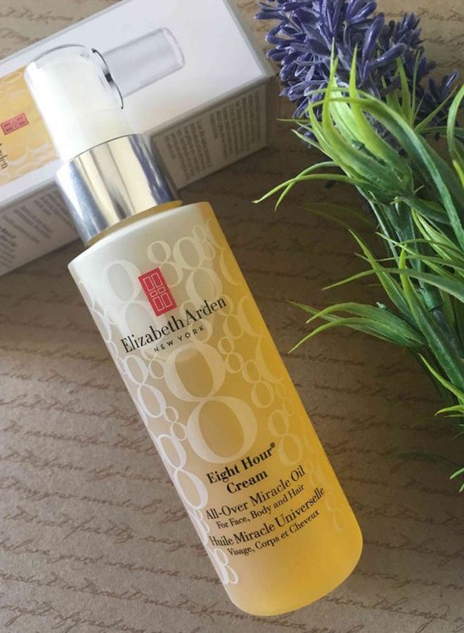 اليزابيث اردن زيت أول أوفر ميراكل المرطب من إيت أوار للوجه والجسم والشعر أبيض/أرجواني 100ملليلتر - Image 4