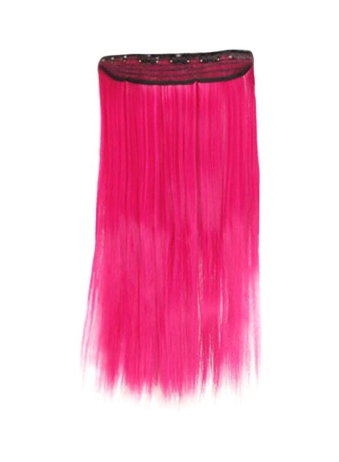 Voberry Cosplay Long Straight Hair Wig Hot Pink 1x1x1cm - Image 2