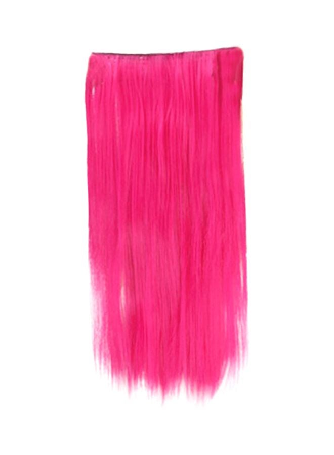 Voberry Cosplay Long Straight Hair Wig Hot Pink 1x1x1cm - Image 1