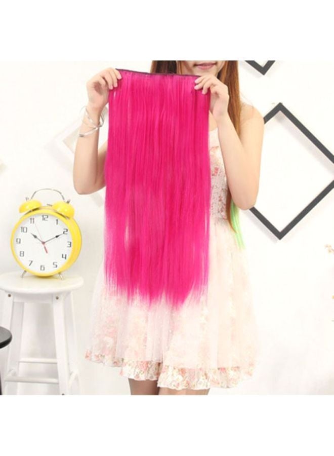Voberry Cosplay Long Straight Hair Wig Hot Pink 1x1x1cm - Image 3