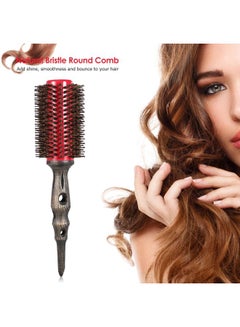 ANSELF Round Brush Roller Comb Grey/Red/Black 21ml  - Image 5