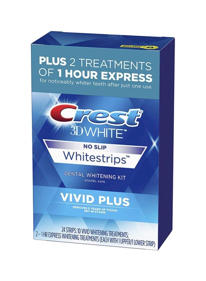 Crest 24-Piece 3D White Whitestrips Teeth Whitening Set 1.64x3.16 x4.91inch - Image 2