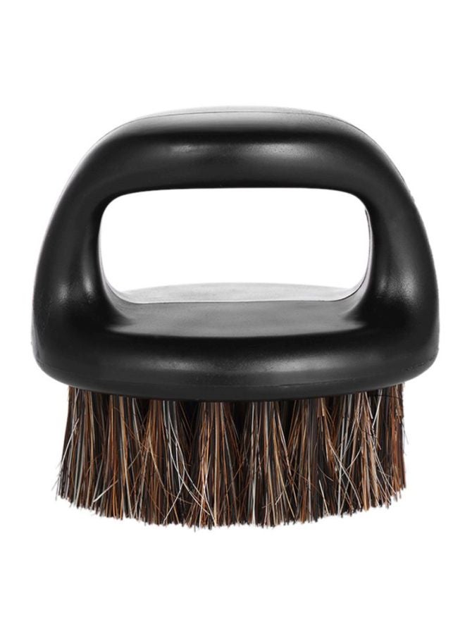 ANSELF - Hair Sweep Beard Brush Black/Brown 6.5 x 6 x 6cm - Image 1