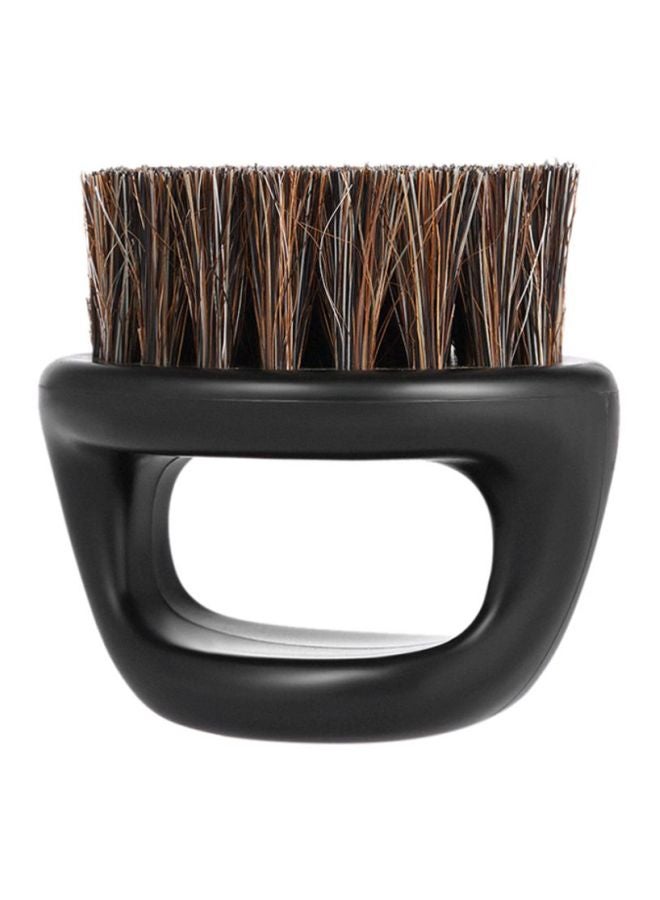 ANSELF - Hair Sweep Beard Brush Black/Brown 6.5 x 6 x 6cm - Image 1