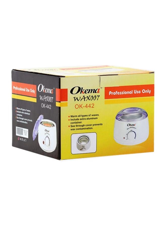 Okema Professional Wax Heater White/Purple - Image 3