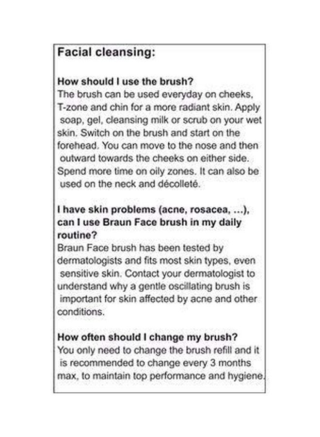 BRAUN Premium Edition Face Mini Epilator And Cleansing Brush Set White - Image 5