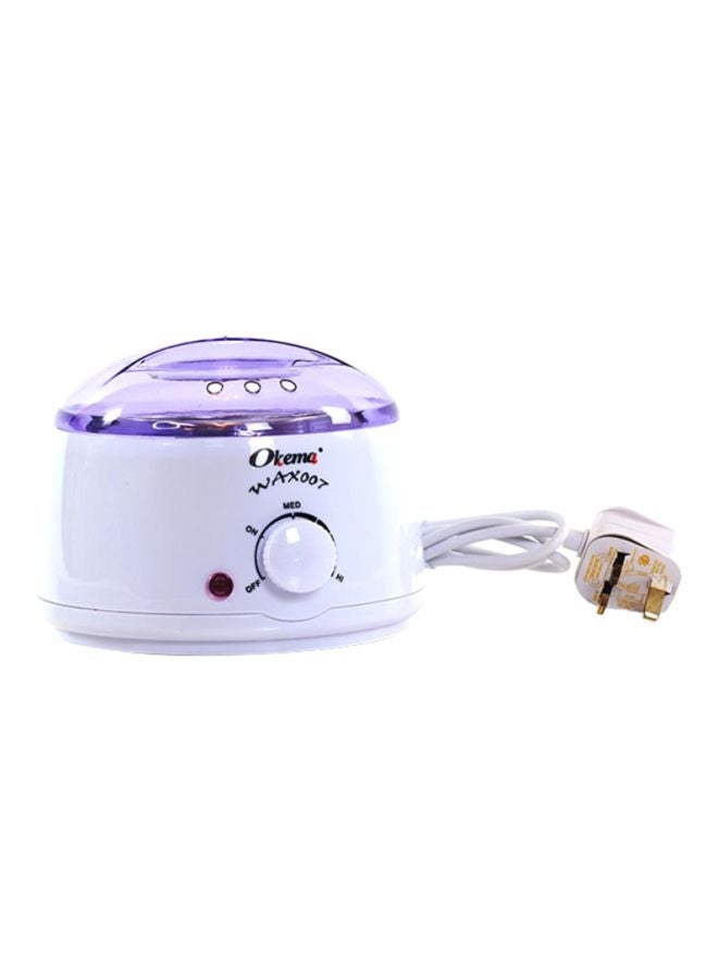 Okema Professional Wax Heater White/Purple - Image 1