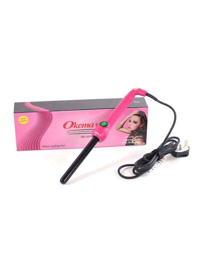 Okema Curling Iron OK-2076 Pink/Black - Image 2