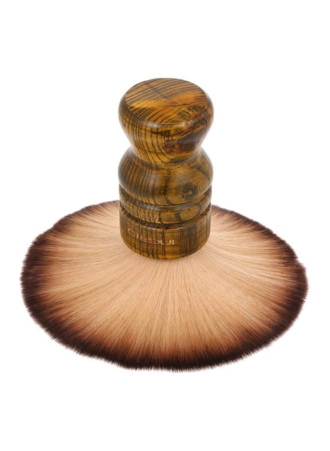 ANSELF Professional Neck Hair Cleaning Brush Brown 15 x 4.5cm - Image 2