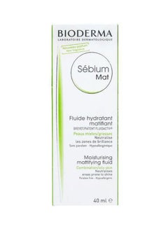 Bioderma Sébium Mat Control Moisturising Mattifying Fluid 40ml  - Image 3