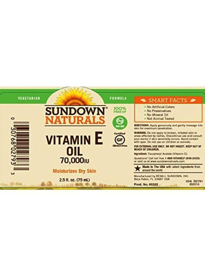 Pack Of 3 Vitamin E Oil Set 75ml - v1601570503/N26389872A_2