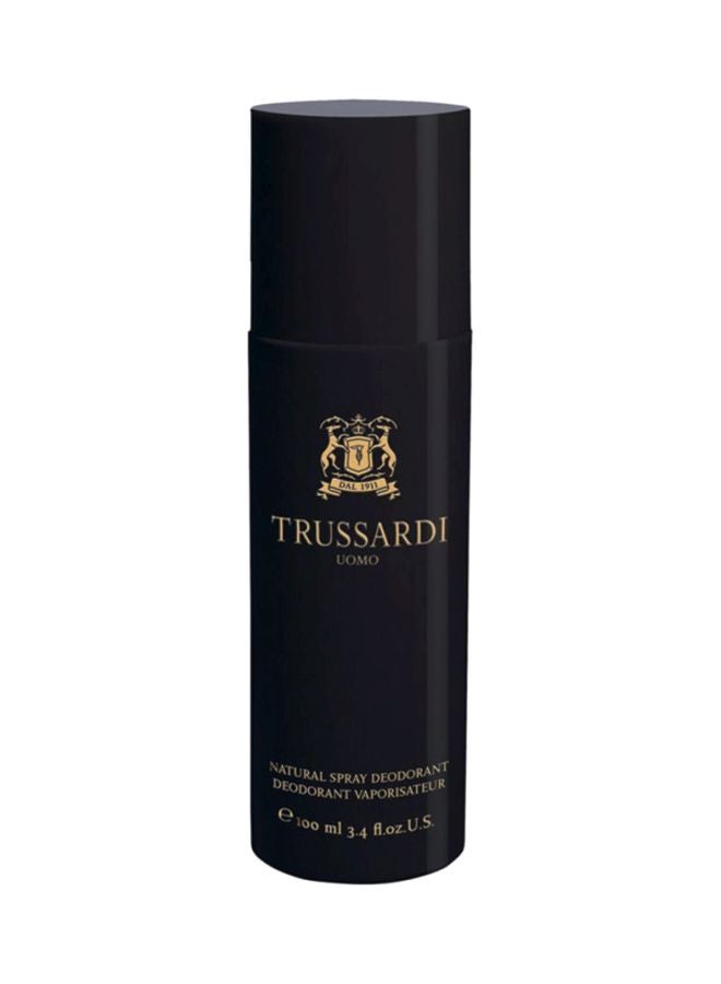 TRUSSARDI Uomo Deodorant Spray black 100ml - Image 1
