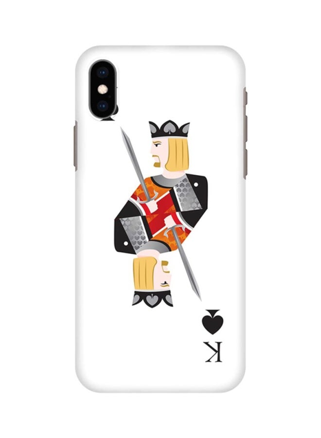 Stylizedd Protective Case Cover For Apple iPhone XS Max King Of Spades