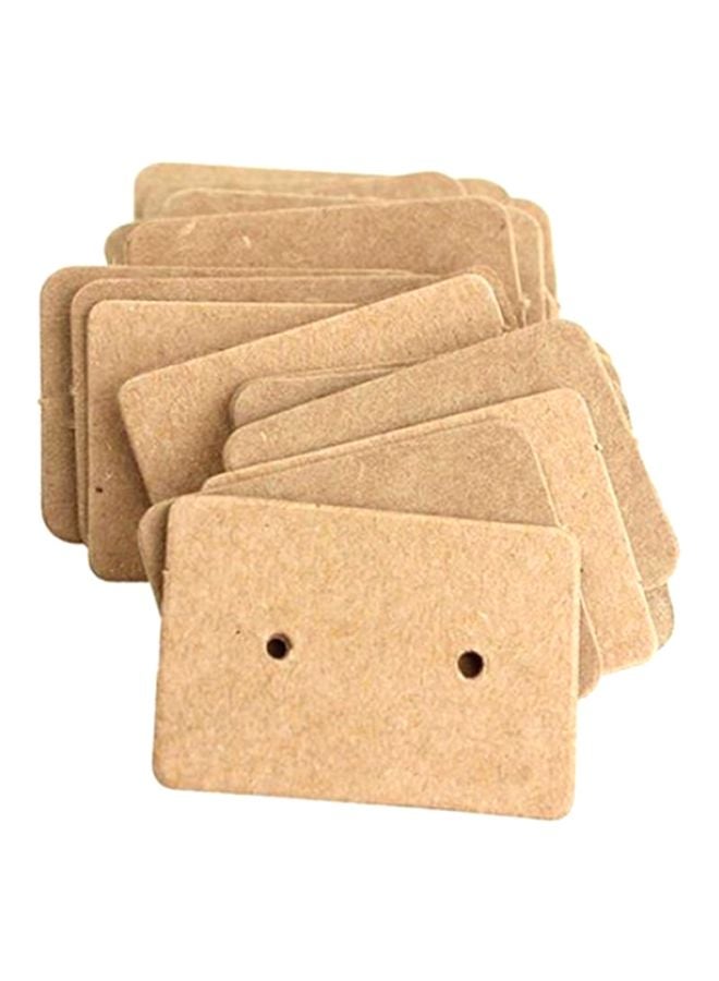 Bluelans - 100-Piece Studs Hanging Display Holder Card Set - Image 1
