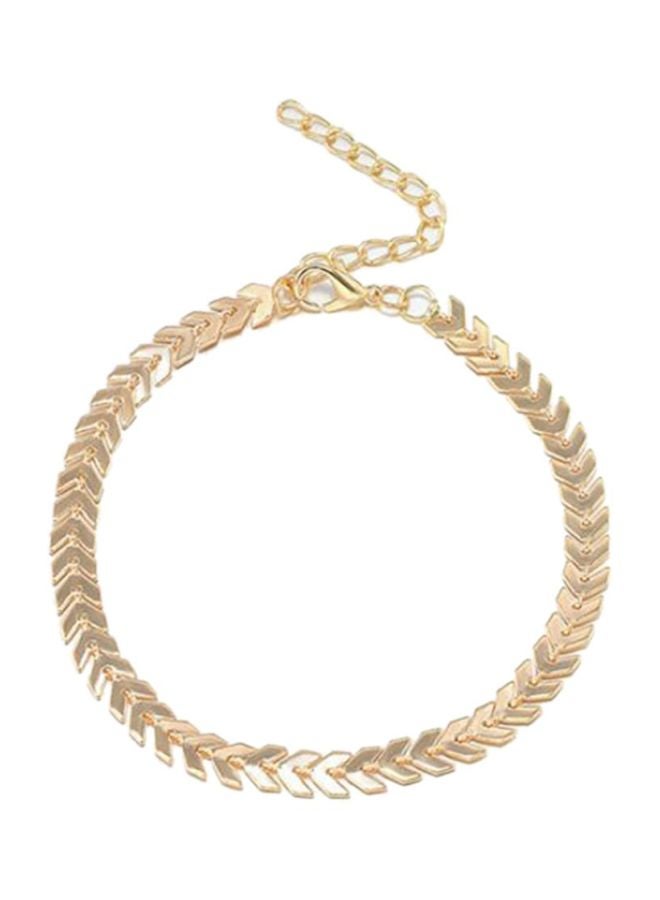 Copper Boho Arrow Anklet 