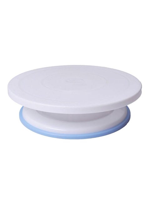 Rotary Table DIY Baking Tool Cake Stand White 28x28x7centimeter