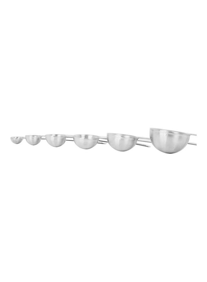 Royalford - 6-Piece Stainless Steel Measuring Spoons Set Silver - Image 1