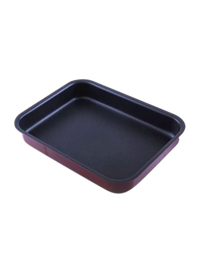 Royalford Non-Stick Baking Tray Red/Black 43.8x5.5x31.6cm  - Image 2