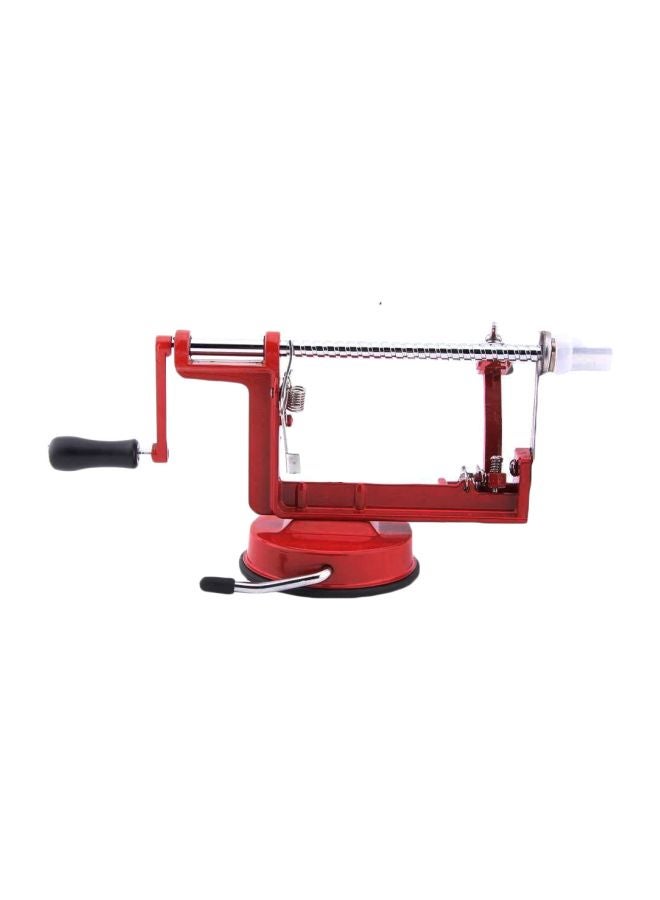 CYTHERIA Heavy Duty Apple Peeler Red/Silver/Black 10 x 5.5 x 4.3inch  - Image 1