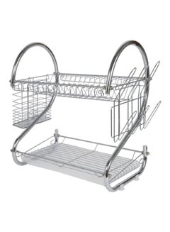 2-Layer Assembled Dish Rack Silver 50cm - v1601572818/N24202361A_1