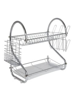 2-Layer Assembled Dish Rack Silver 50cm - v1601572818/N24202361A_2