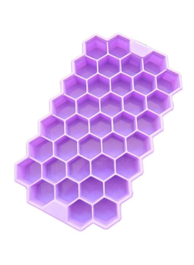 Silicone Ice Cube Tray Purple 23.8x12.1x1.1centimeter - v1601572845/N20636951A_1