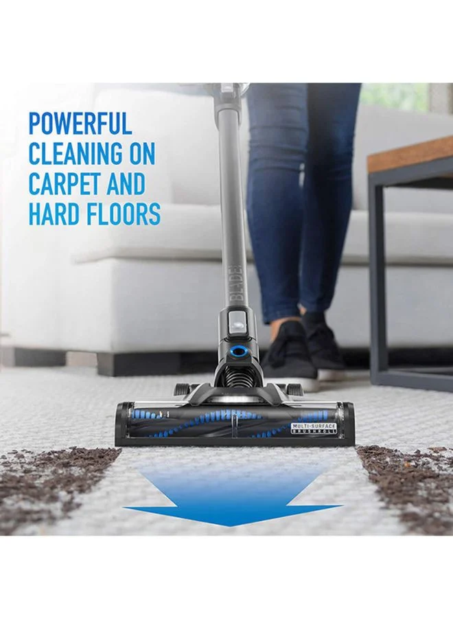 HOOVER Onepwr Blade Max Cordless Vacuum Cleaner Machine, Up To 40 min Runtime, 3 Stage Filtration, Helix Technology, Wall Mount, Upholstery & Motorized Pet Tool 0.6 L 1200 W CLSV-B4ME Black