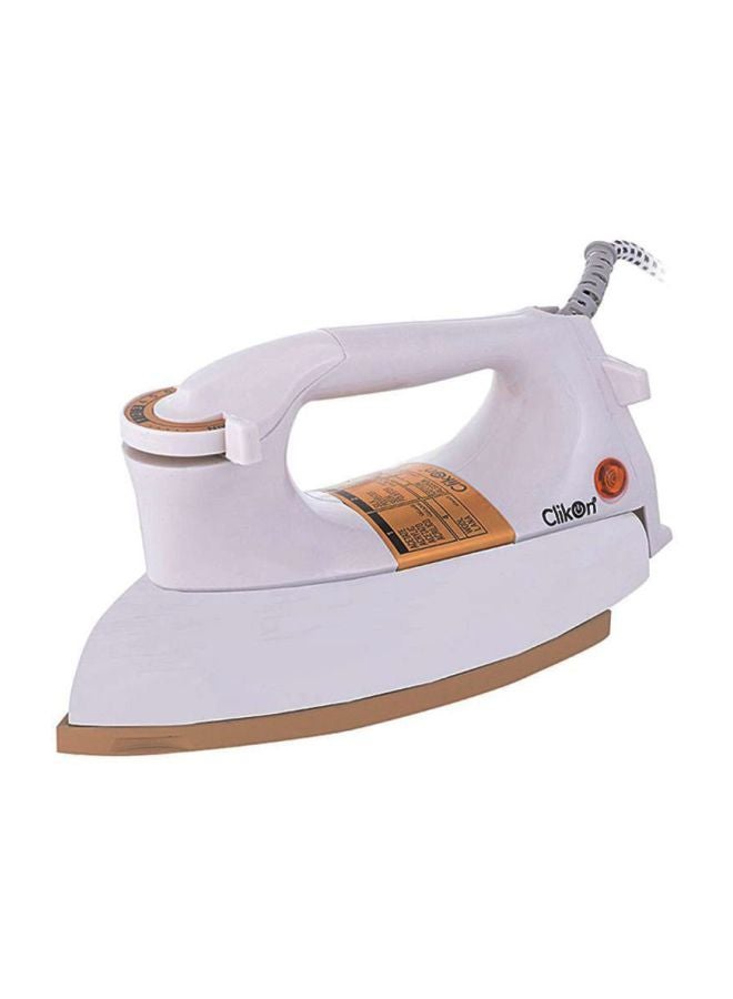 Clikon Heavy Electric Iron 1000-1200W CK2130-BP White/Cream - Image 1