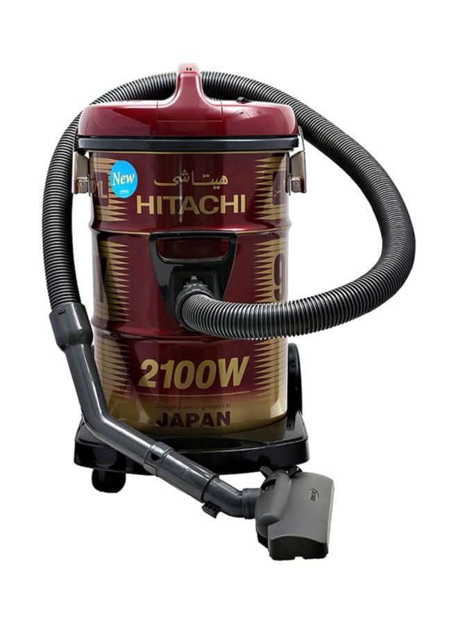 هيتاشي مكنسة كهربائية كانستر 21 L 2100 W CV-950F خمري/أحمر - Image 1