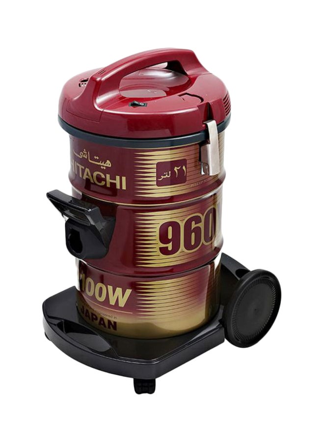 هيتاشي مكنسة كهربائية كانستر 21 L 2100 W CV-950F خمري/أحمر - Image 3