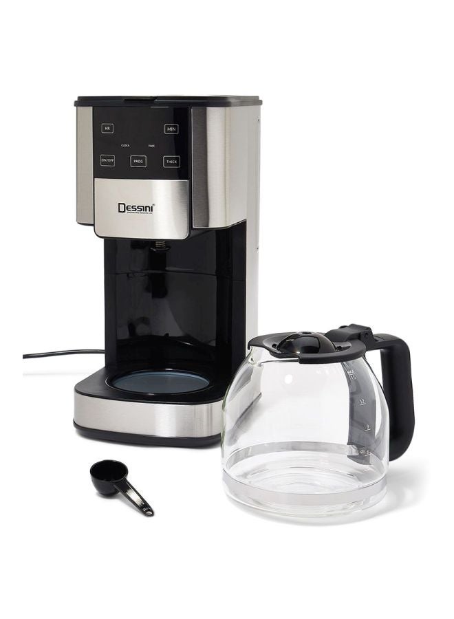 DESSINI Electric Coffee Maker 1.8 L 1000.0 W 666 Silver/Black - Image 3