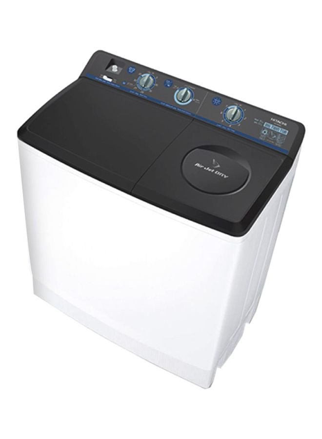 هيتاشي غسالة ملابس نصف أوتوماتيكية سعة 16 كجم PS1605SJ أبيض/أسود
