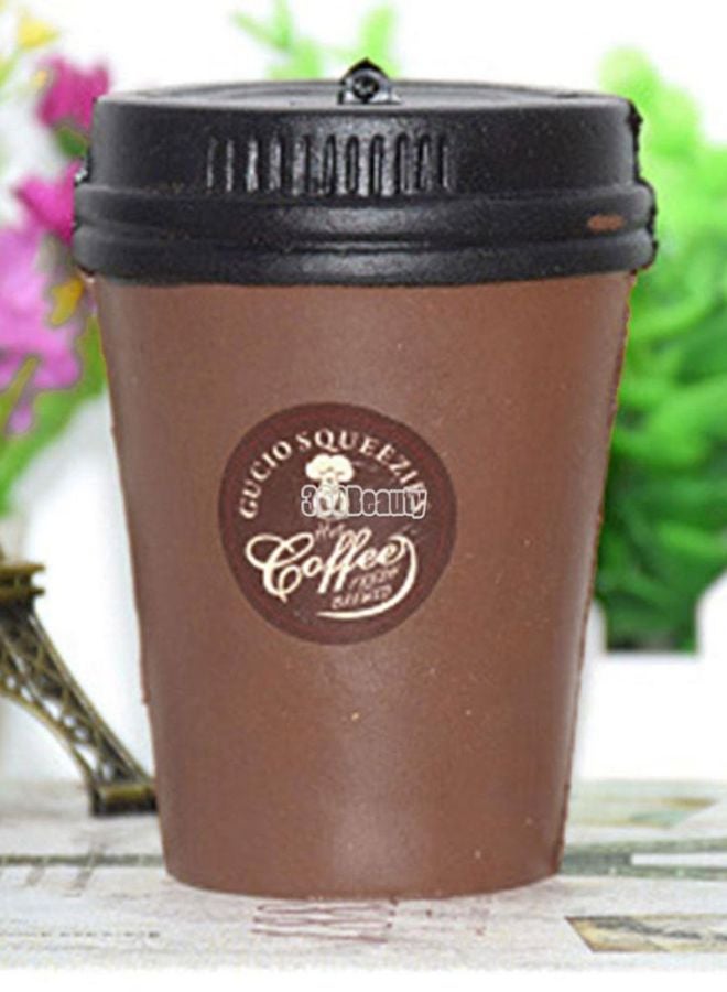 أو إي إم لعبة إسفنجية بتصميم كوب قهوة 24x20x4سم - Image 2