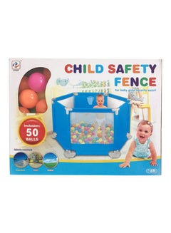 Baby Game Safety Fence Includes 50 Balls Durable Easy To Clean Lightweight 150x140x70cm - v1601573405/N22443234A_1